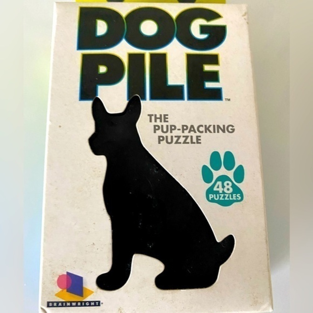 Dog Pile Puzzle -3.5 x 5.5 ..48 puzzles